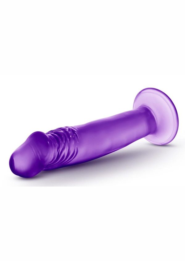 B Yours Sweet N` Small Dildo with Suction Cup 6in - Purple