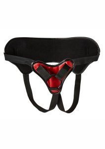 Saffron Strap-On Harness - Red/Black