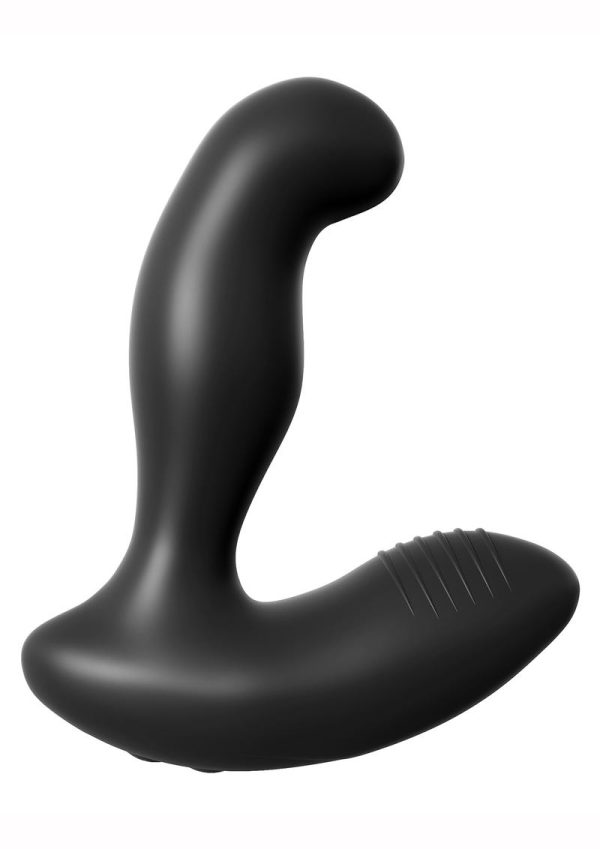 Anal Fantasy Elite Silicone Electro Stim Prostate Vibrator - Black