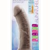 Au Naturel Dildo with Suction Cup 8in - Chocolate