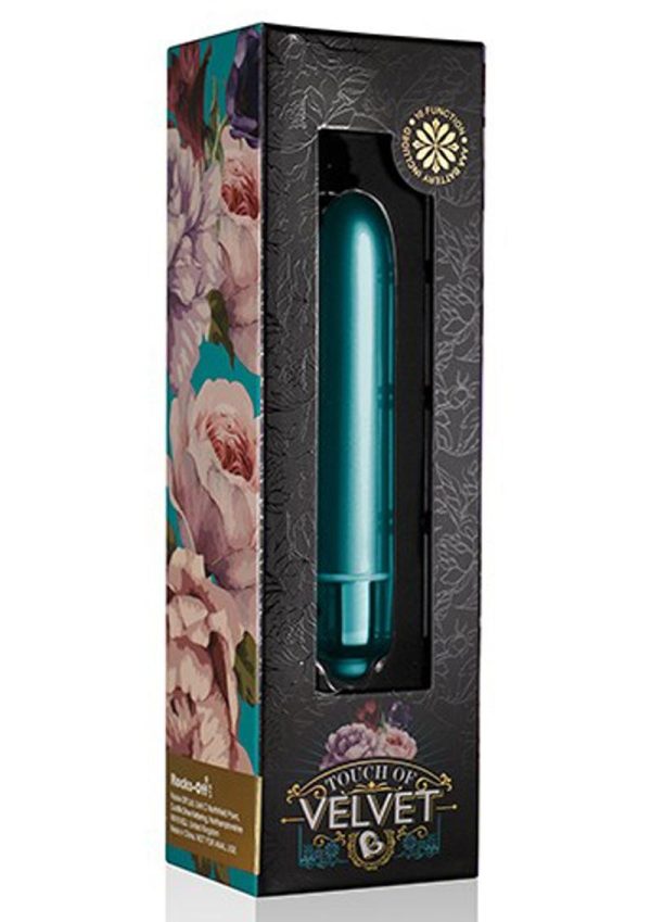 Touch Of Velvet Bullet Vibrator - Peacock Petals