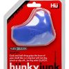 Hunkyjunk Clutch Silicone Cock and Ball Sling - Blue