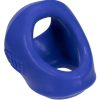 Hunkyjunk Clutch Silicone Cock and Ball Sling - Blue