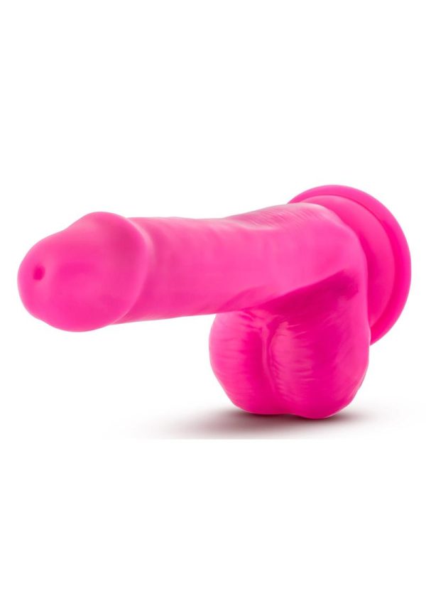 Au Naturel Bold Delight Dildo with Suction Cup 6in - Pink