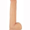 Realcocks Sliders Dildo with Balls 9in - Vanilla