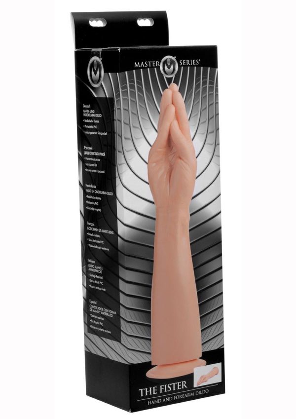 Master Series The Fister Hand and Forearm 15in Dildo - Vanilla