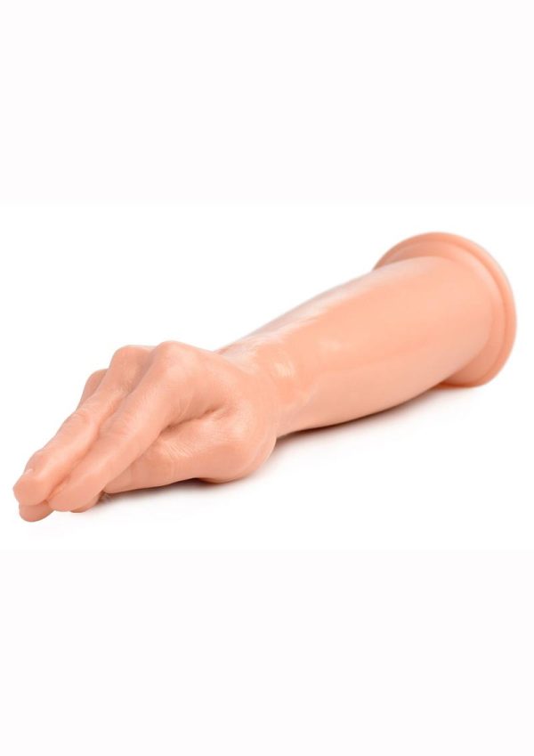 Master Series The Fister Hand and Forearm 15in Dildo - Vanilla