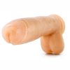 Hung Rider Butch Dildo with Balls 10.5in - Vanilla
