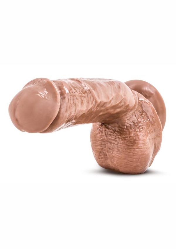 X5 Mister Grande Dildo with Balls 8.5in - Caramel