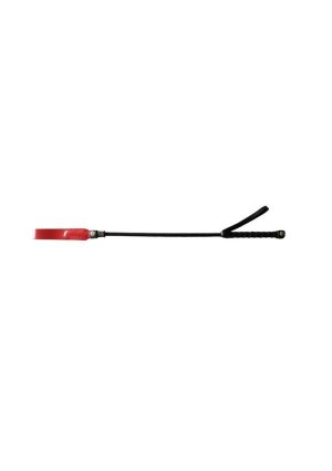 Rouge Fifty Times Hotter Short Riding Crop Slim Tip 20in - Red