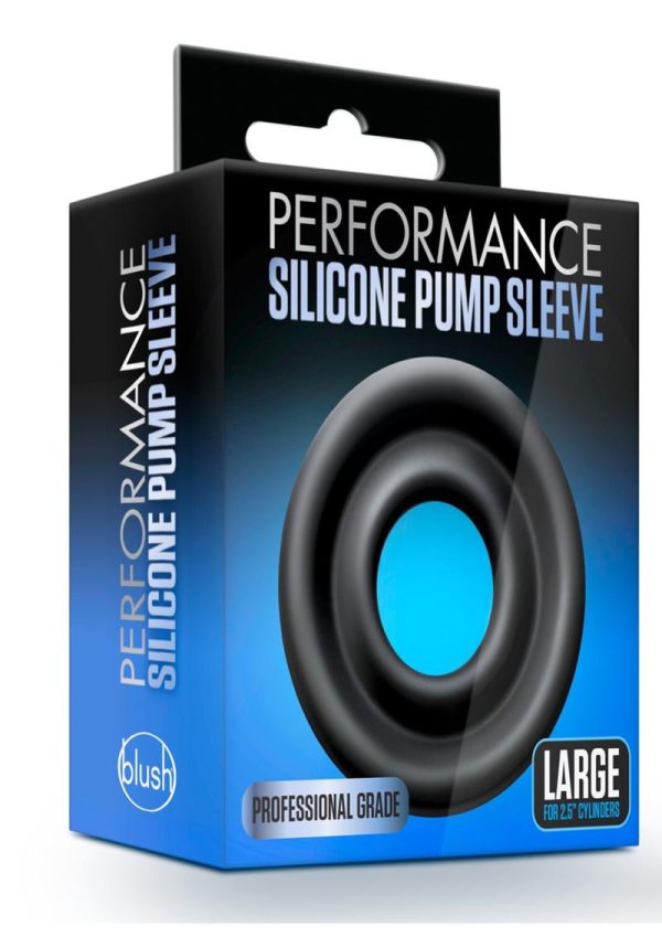 Performance Silicone Pump Sleeve - Large - Black