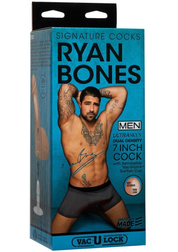 Signature Cocks Ryan Bones Dildo 7in - Vanilla