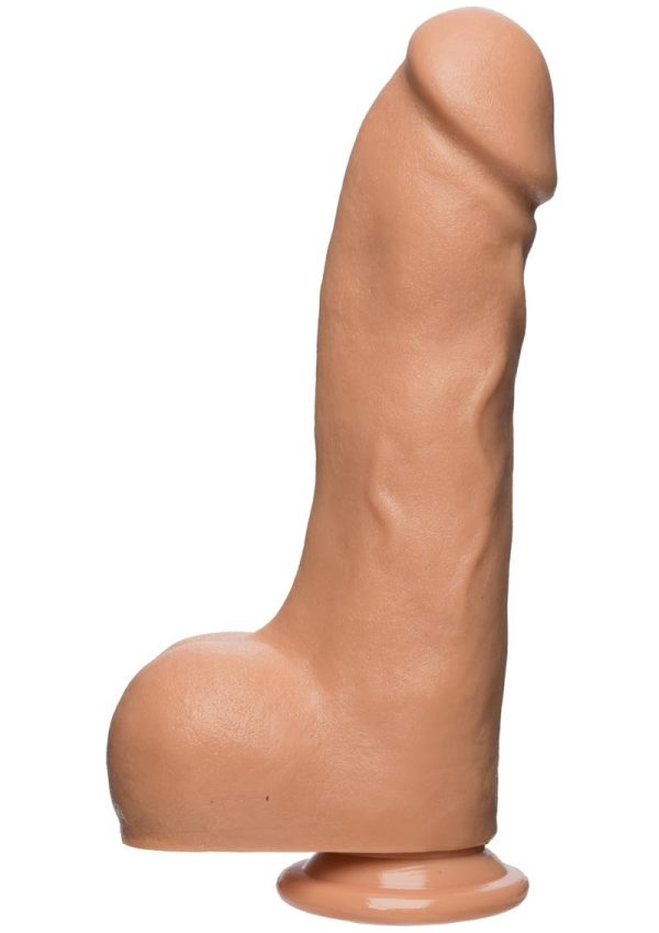 The D Master D Firmskyn Dildo with Balls 10.5in - Vanilla