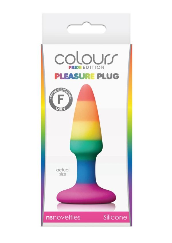 Colours Pleasure Plug Pride Editon Silicone Butt Plug Mini - Rainbow