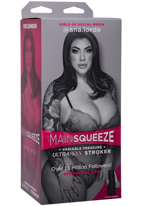 Main Squeeze Girls of Social Media @ana.lorde Ultraskyn Masturbator - Pussy - Vanilla