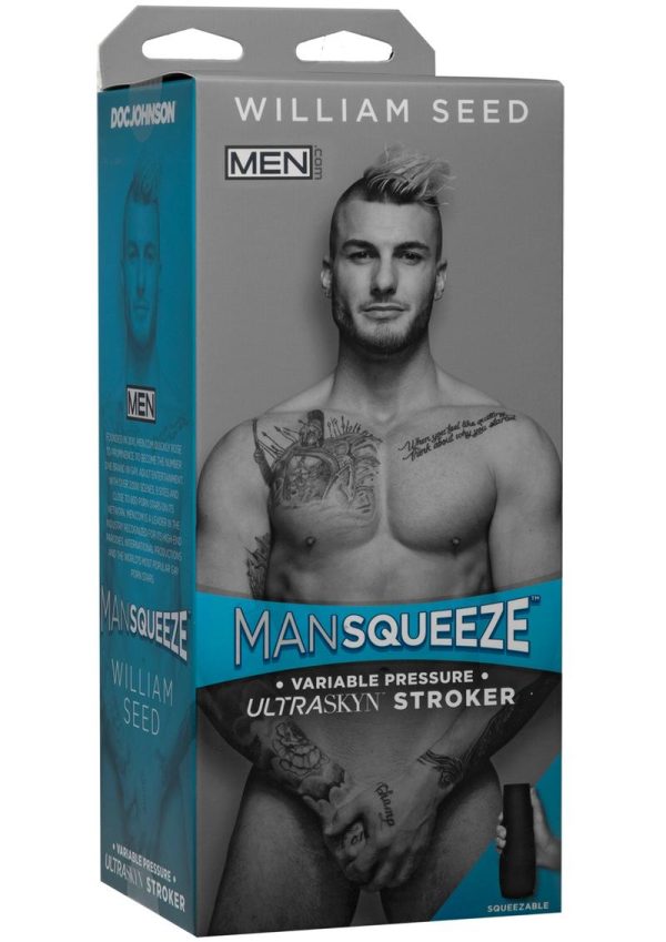 Man Squeeze William Seed Ultraskyn Masturbator - Butt - Vanilla