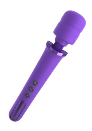 Fantasy For Her Rechargeable Power Wand Multispeed Silicone - Purple