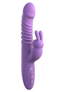 Fantasy For Her Thrusting Silicone Rabbit Multi-Function Rechargeable Waterproof - Purple