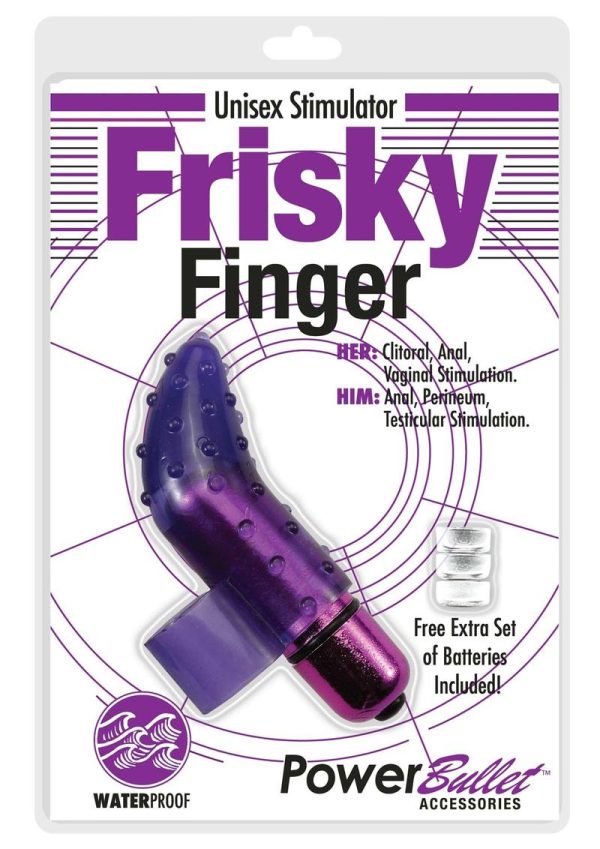 PowerBullet Frisky Finger Massager - Purple