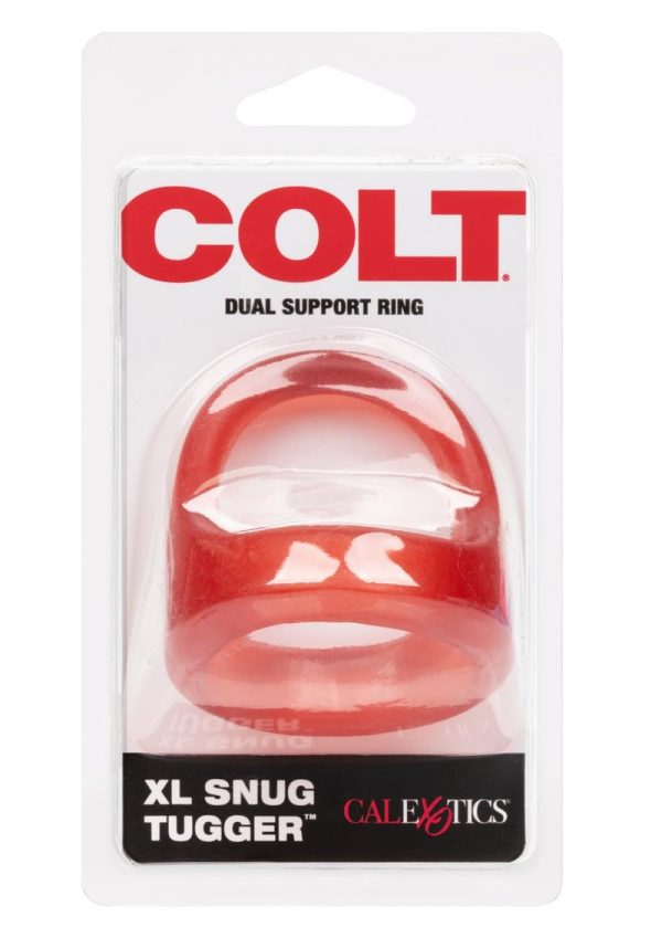 COLT XL Snug Tugger Cock Ring Scrotum Support - Red