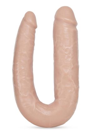 Dr. Skin Silver Collection Dr. Double Dual Penetrating Dildo 18in - Vanilla