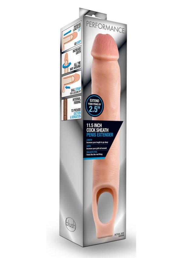 Performance Cock Sheath 1.5in Penis Extender - Vanilla