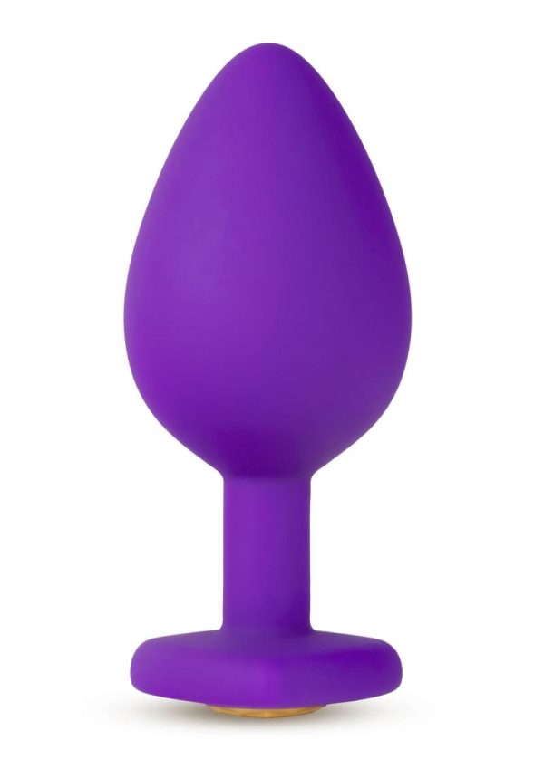 Temptasia Bling Plug Silicone Butt Plug - Medium - Purple