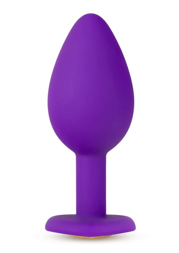 Temptasia Bling Plug Silicone Butt Plug - Small - Purple