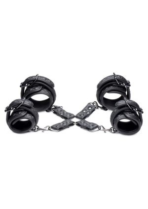 Master Series Concede Wrist and Ankle Restraint Set - Black