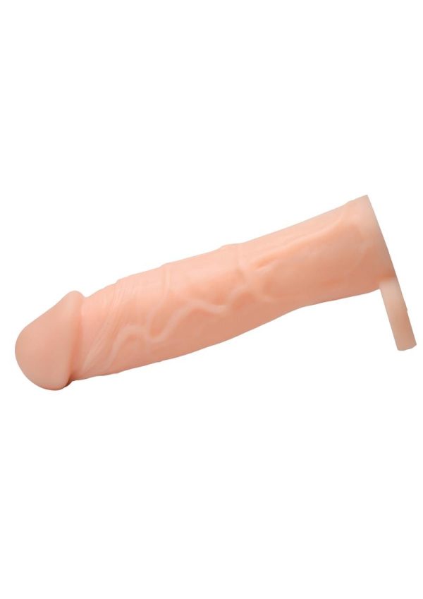 Size Matters Penis Extender Sleeve Silicone 2in - Vanilla