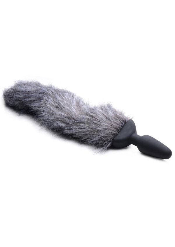 Tailz Vibrating Fox Tail - Gray