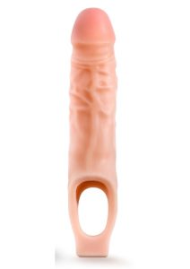 Performance Plus Silicone Cock Sheath Penis Extender 9in - Vanilla