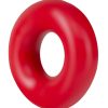 Stay Hard Donut Cock Rings Oversized (2 pack )- Red