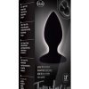 Temptasia Slut Silicone Butt Plug - Black