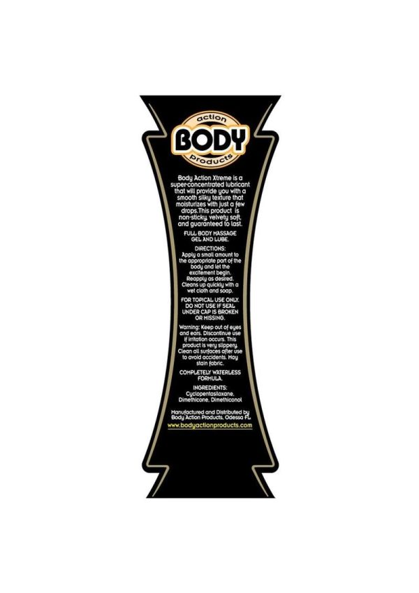 Body Action Xtreme Glide Silicone Lubricant 2.3 oz