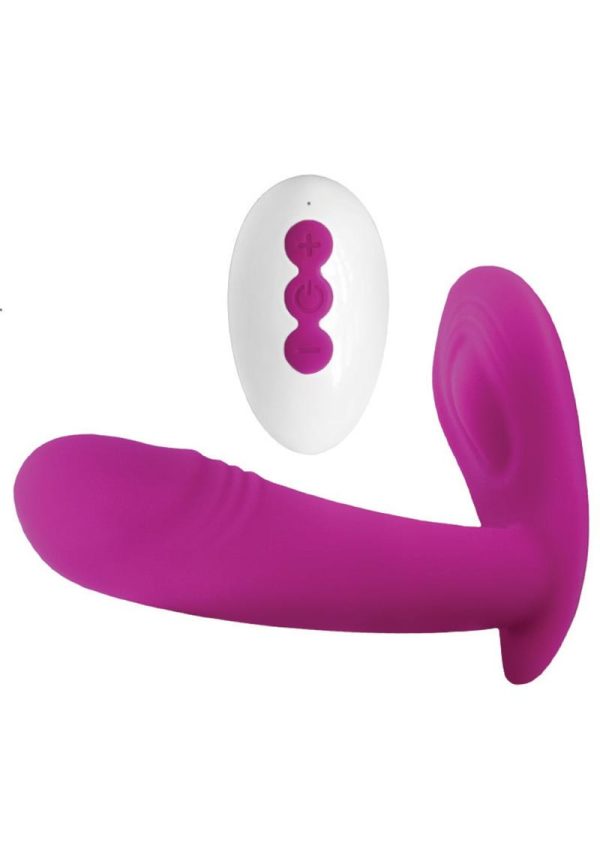 Bliss Power Punch USB Magnetic Rechargeable Silicone Dual Vibe Vibrator Waterproof - Pink