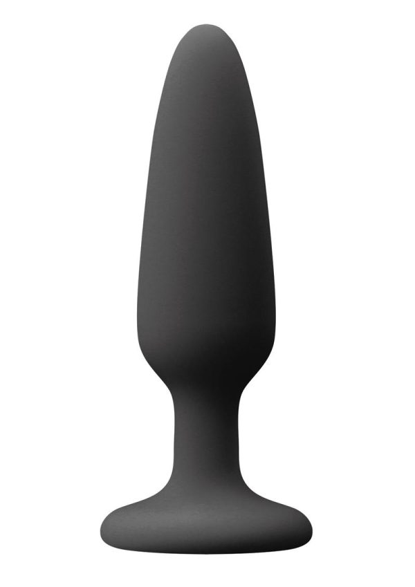 Colours Pleasure Plug Silicone Butt Plug - Small - Black