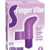 The 9`s - S-Finger Silicone G-Spot Vibrator - Purple