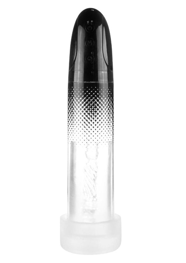 ME YOU US Platinum Duo Automatic Penis Pump Rechargeable Masturbator - Clear/Black