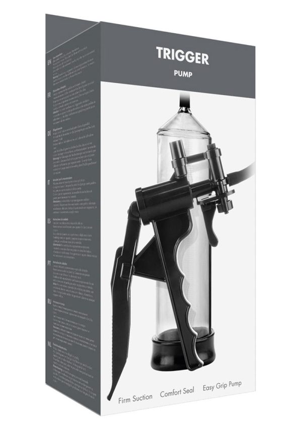 ME YOU US Trigger Pump Penis Pump - Clear/Black