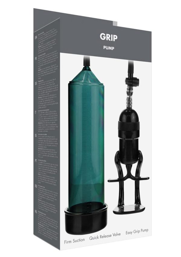 ME YOU US Linx Grip Pump Penis Pump - Green/Black