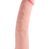 King Cock Plus Triple Density Dildo 9in - Vanilla