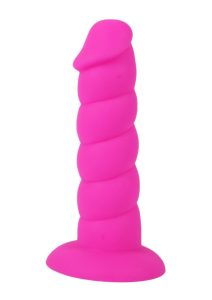 Suga` Daddy Silicone Dildo 5.5in - Pink