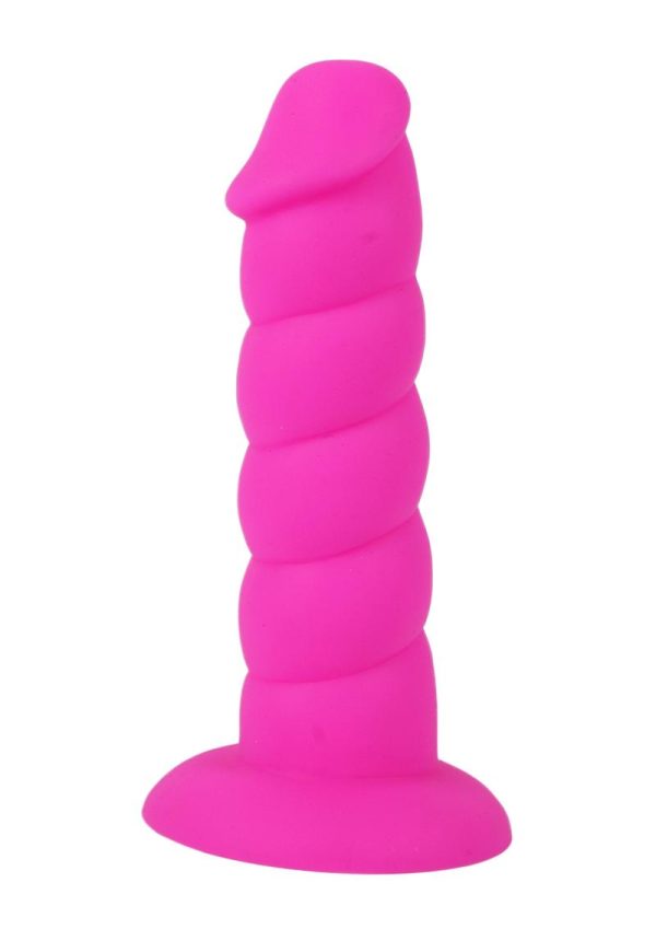 Suga` Daddy Silicone Dildo 5.5in - Pink