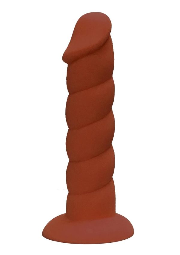 Suga` Daddy Silicone Dildo 8in Chocolate