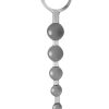 Dragonz Tale Anal Pleasures Silicone Anal Beads - Smoke