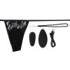 My Secret Premium Ergonomic Panty Vibe Set with Remote Rechargeable Waterproof - Black