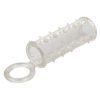 Sensation Enhancer Penis Sleeve with Scrotum Support - Clear