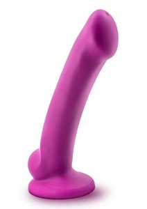 Avant D9 Ergo Mini Silicone Dildo with Suction Cup 6.5in - Violet