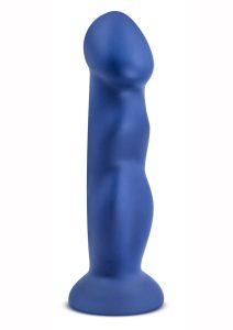 Avant D12 Suko Silicone Dildo with Suction Cup 8in - Indigo